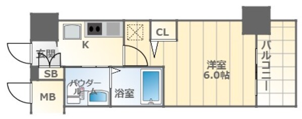 桜川駅 徒歩7分 4階の物件間取画像